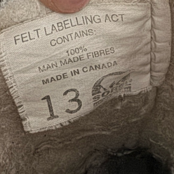 Sorel Vintage Caribou Waterproof Winter Snow Boots Warm Outdoor Shoes Brown 13 - Picture 11 of 14